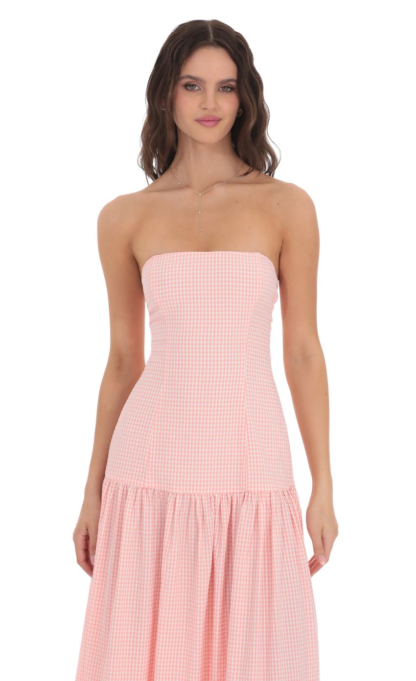 Gingham Maxi Dress