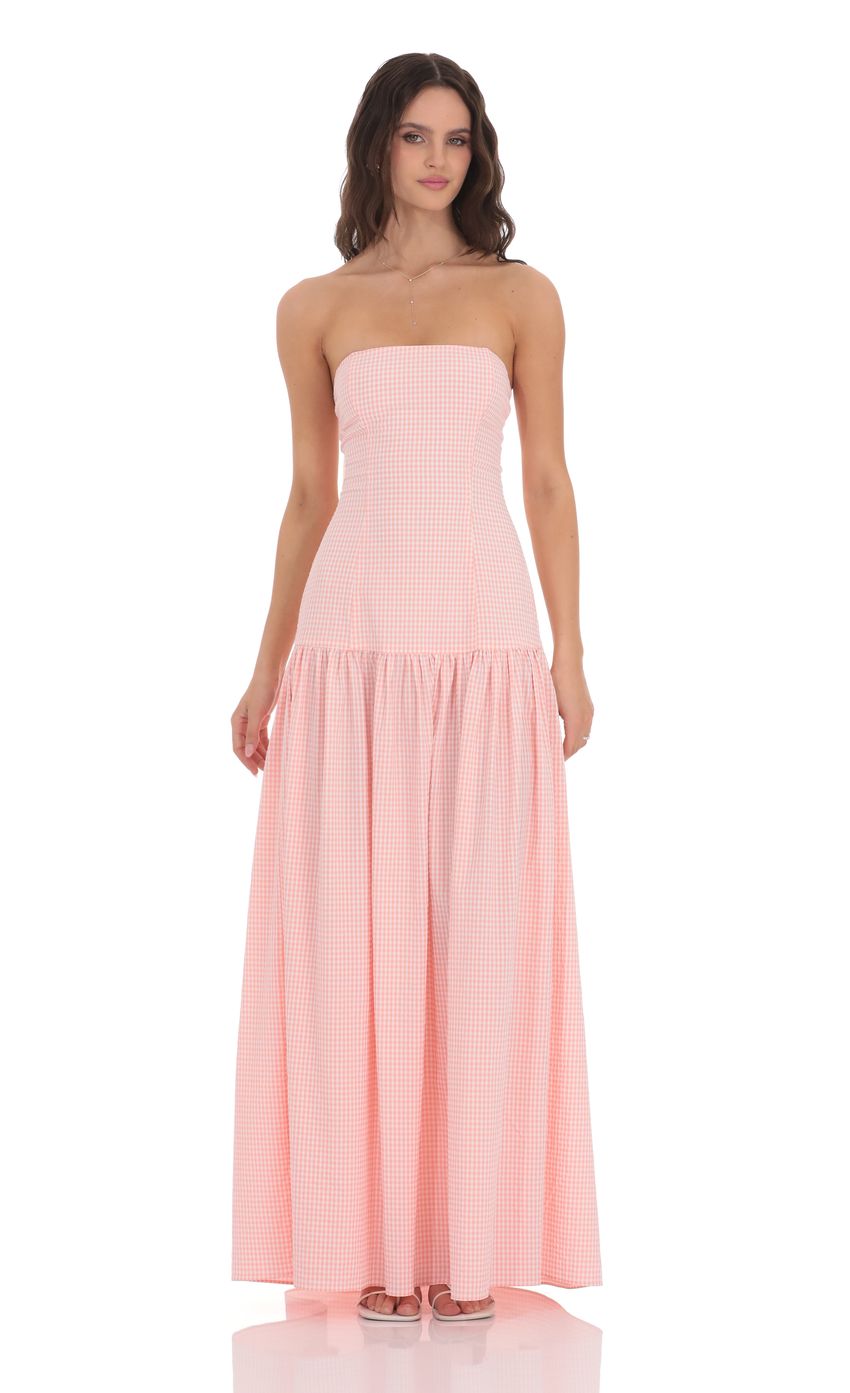 Gingham Maxi Dress