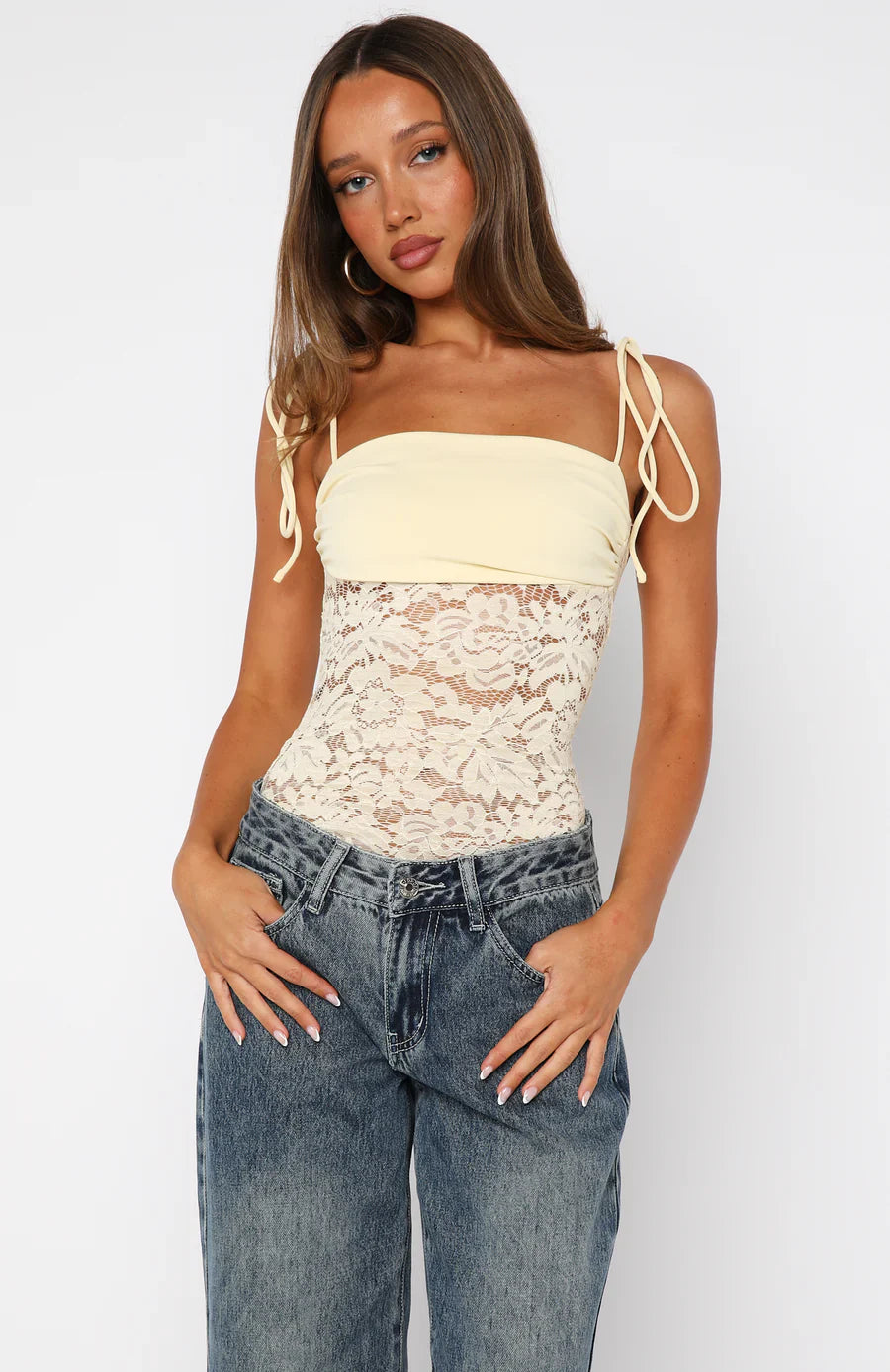 Tansy Lace Top